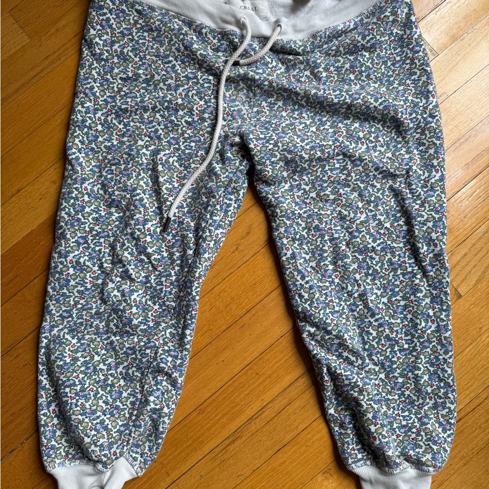 THE GREAT floral joggers size 2–*damaged*